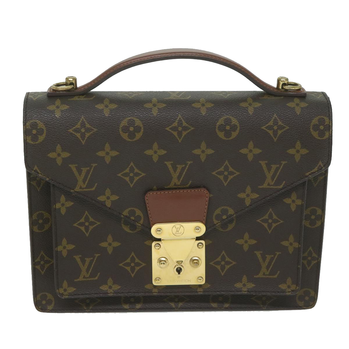 LOUIS VUITTON Monogram Monceau 26 Shoulder Bag 2way M51187  64401