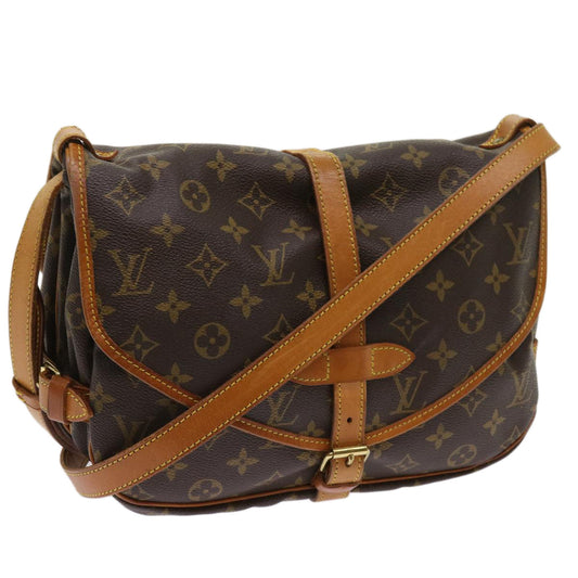 LOUIS VUITTON Monogram Saumur 30 Shoulder Bag M42256  64413