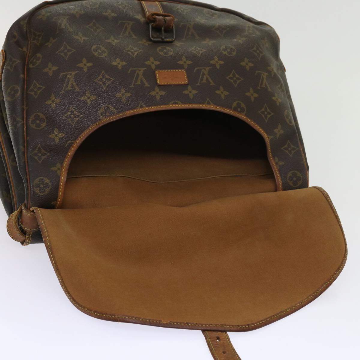 LOUIS VUITTON Monogram Saumur 35 Shoulder Bag M42254  64415