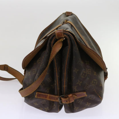 LOUIS VUITTON Monogram Saumur 35 Shoulder Bag M42254  64415