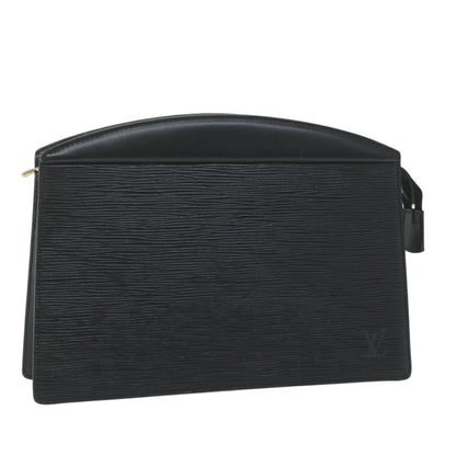 LOUIS VUITTON Epi Trousse Crete Clutch Bag Black M48402  64530