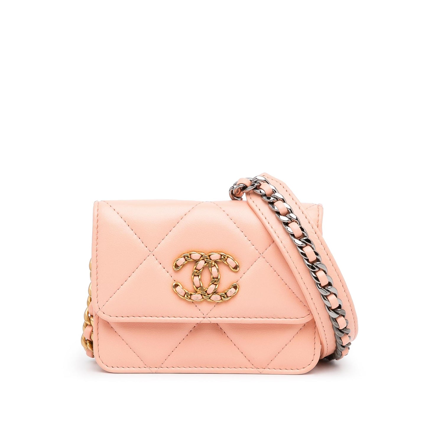 Chanel 19 Mini Pouch On Chain (nkql4t)