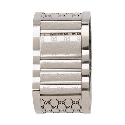 Gucci Stainless Steel Diamond GG Twirl Wide Watch (NxQMJm)