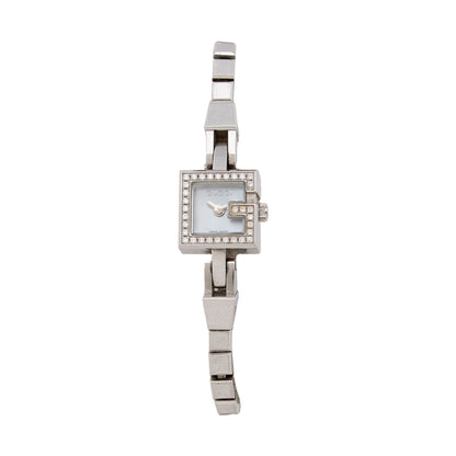 Gucci Stainless Steel Diamond Mini G Watch (SHF-TRmp2M)