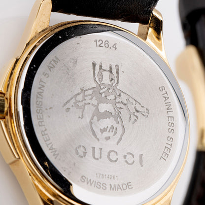 Gucci Guccissima Leather G-Timeless Bee Watch (CFOWBD)