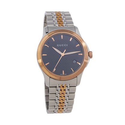 Gucci Stainless Steel Two-Tone G-Timeless Watch (kQJUGG)