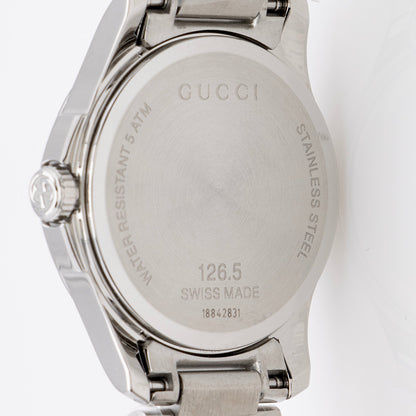 Gucci Stainless Steel Diamante G-Timeless Watch (HXnpNU)