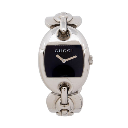 Gucci Stainless Steel Marina Chain Watch (krqMOj)