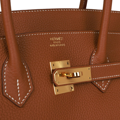 Top Quality Hermes Birkin 35 Gold Togo Gold Hardware