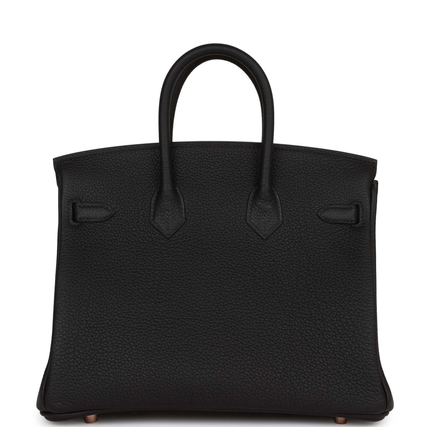 Hermes Birkin 25 Black Togo Rose Gold Hardware