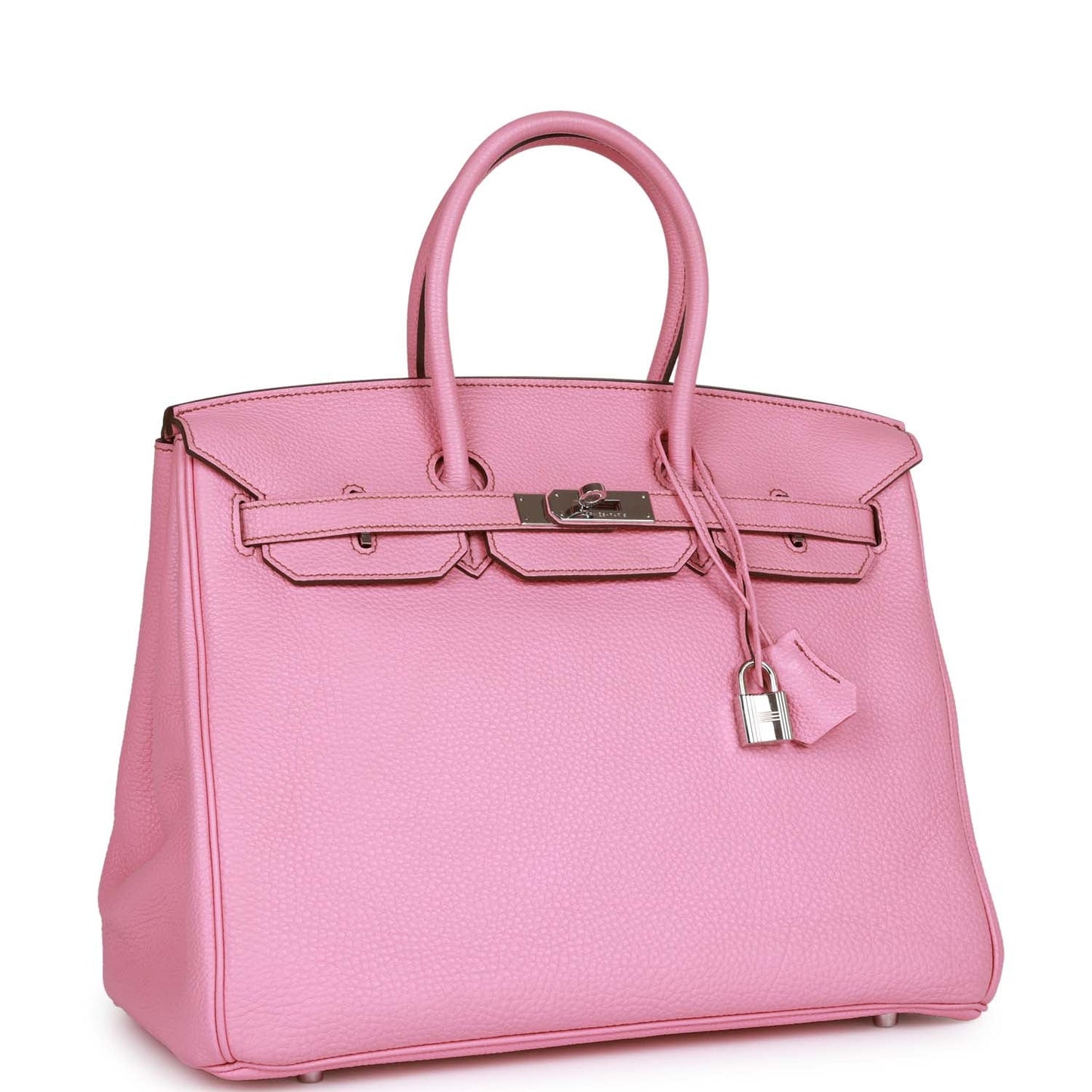 Top Quality Hermes Birkin 35 Bubblegum Togo Palladium Hardware