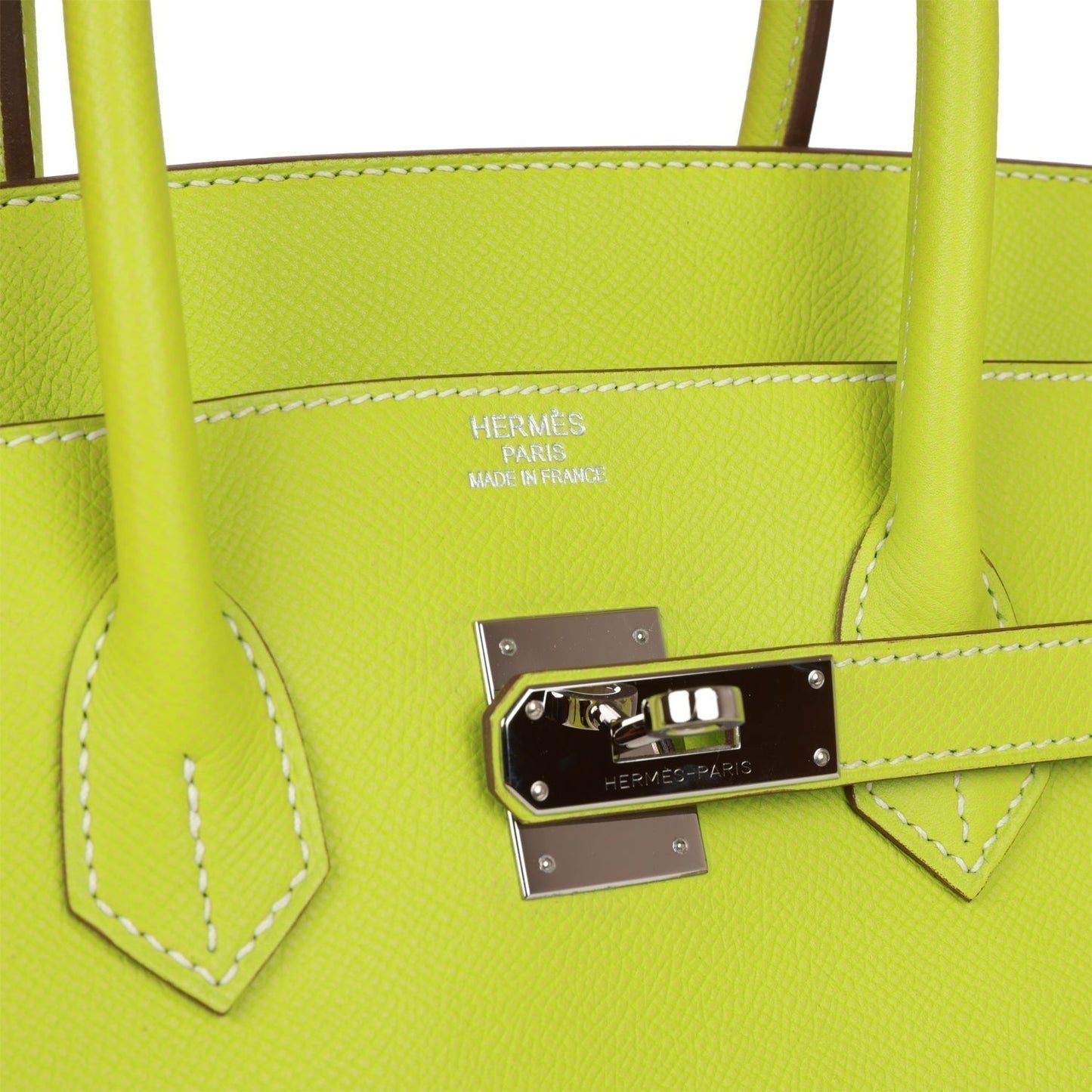 Top Quality Hermes Birkin 35 Kiwi Candy Epsom Palladium Hardware