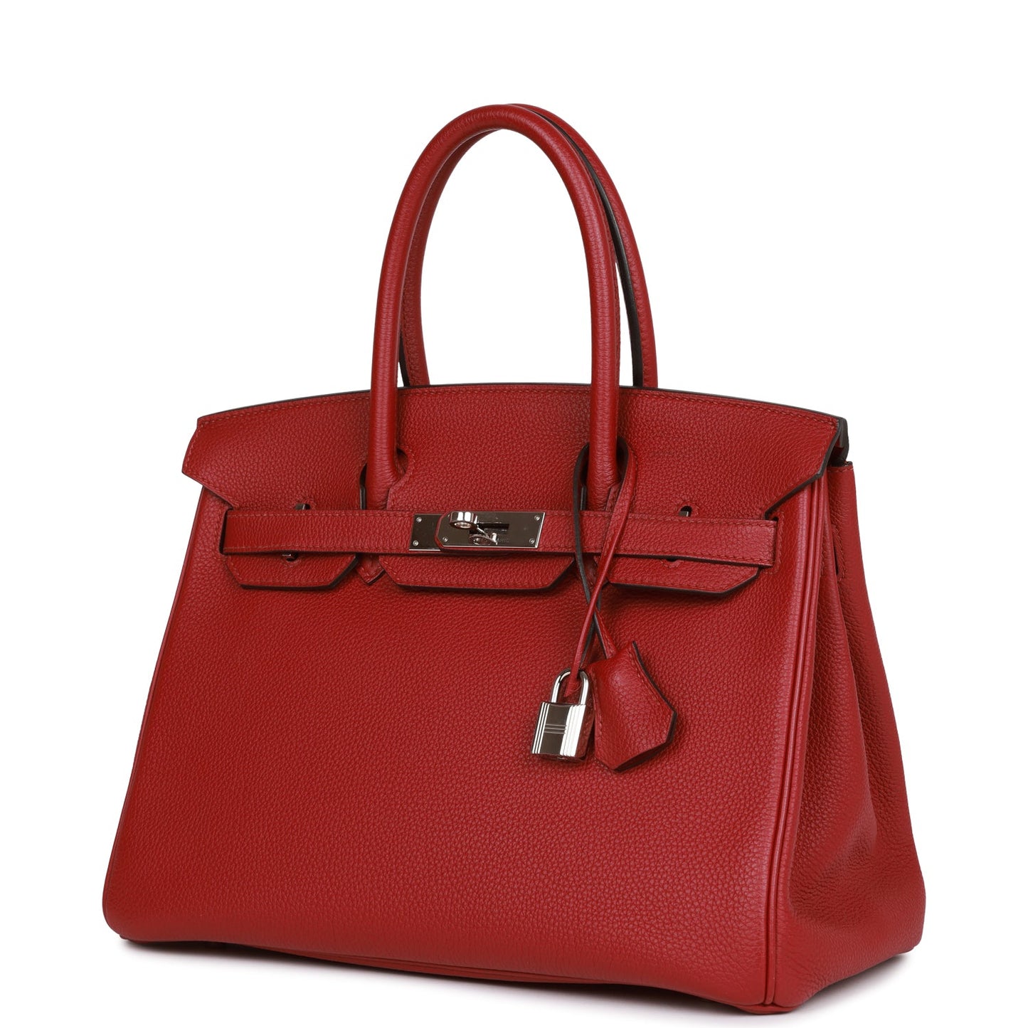 Top Quality Hermes Birkin 30 Rouge Imperial Togo Palladium Hardware