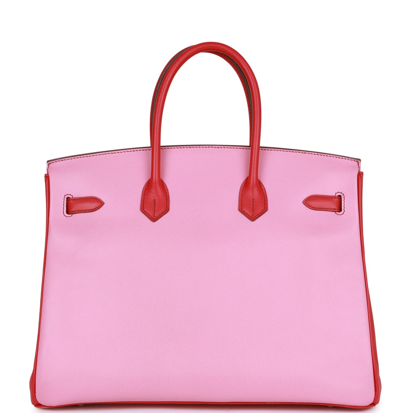 Top Quality Hermes Special Order (HSS) Birkin 35 Bubblegum and Bougainvillea Epsom Palladium Hardware