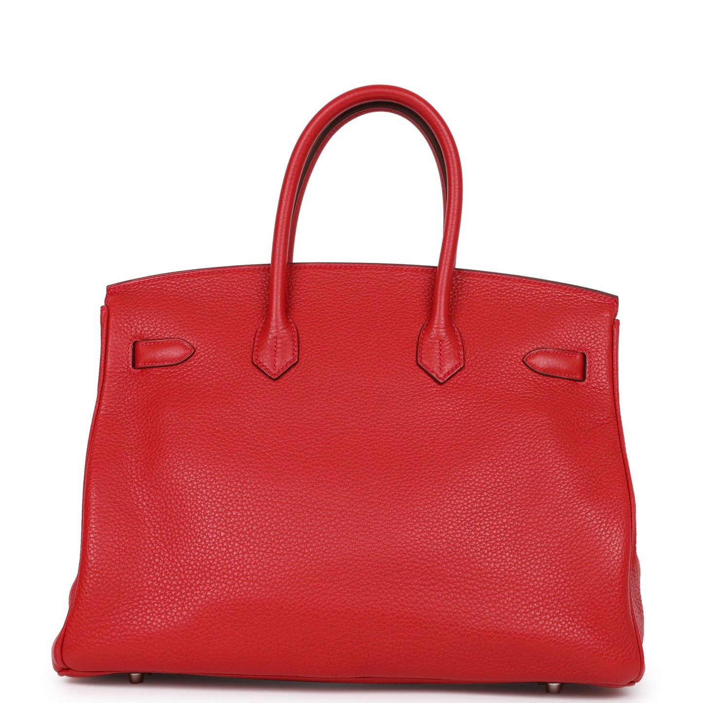 Top Quality Hermes Birkin 35 Rouge Casaque Clemence Palladium Hardware