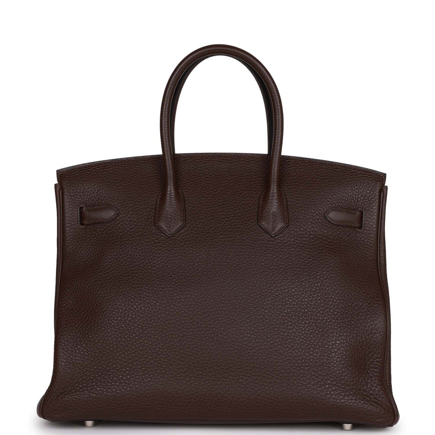 Top Quality Hermes Birkin 35 Chocolate Togo Palladium Hardware