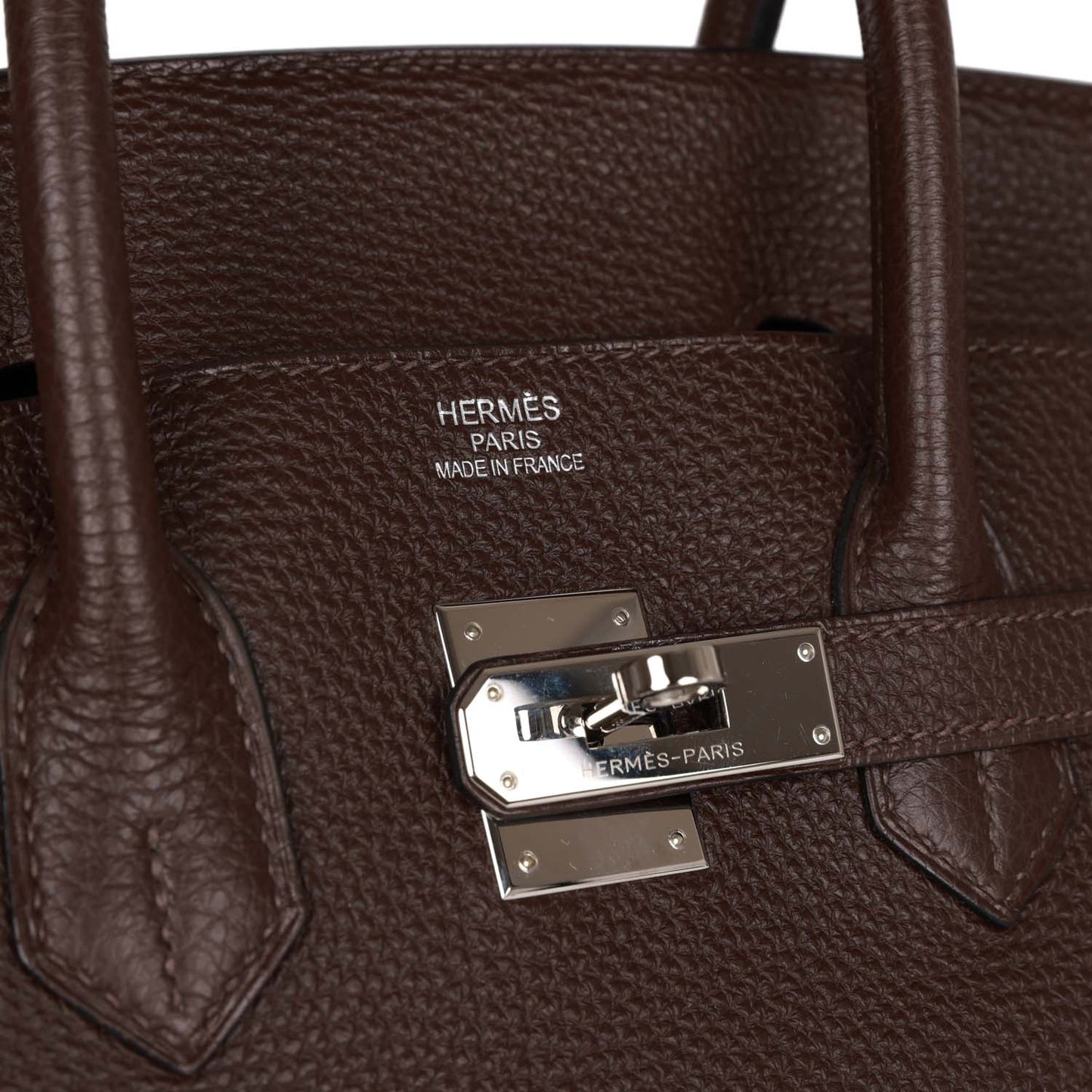 Top Quality Hermes Birkin 35 Chocolate Togo Palladium Hardware