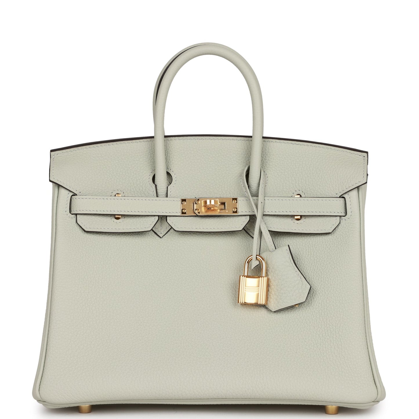 Hermes Birkin 25 Gris Neve Togo Gold Hardware