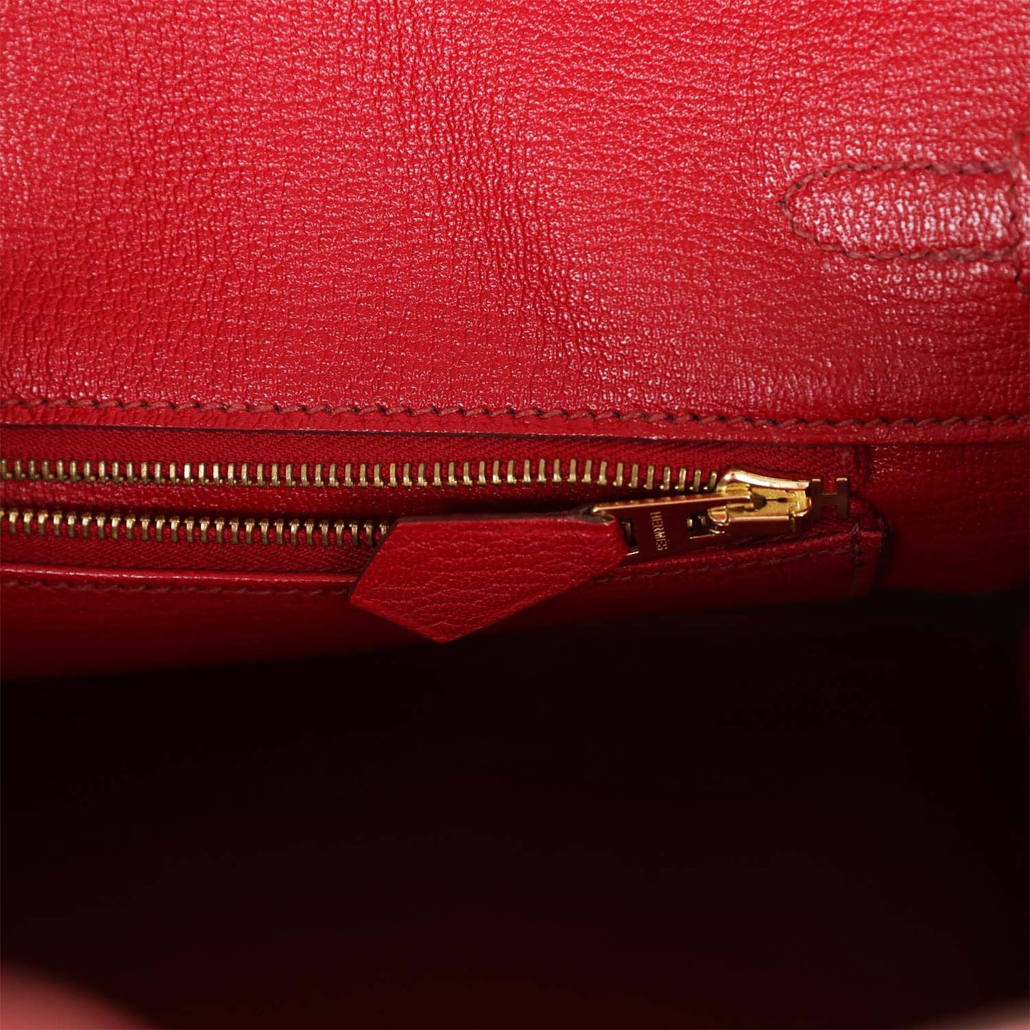 Top Quality Hermes Birkin 25 Rouge Moyen Salvator Lizard Gold Hardware