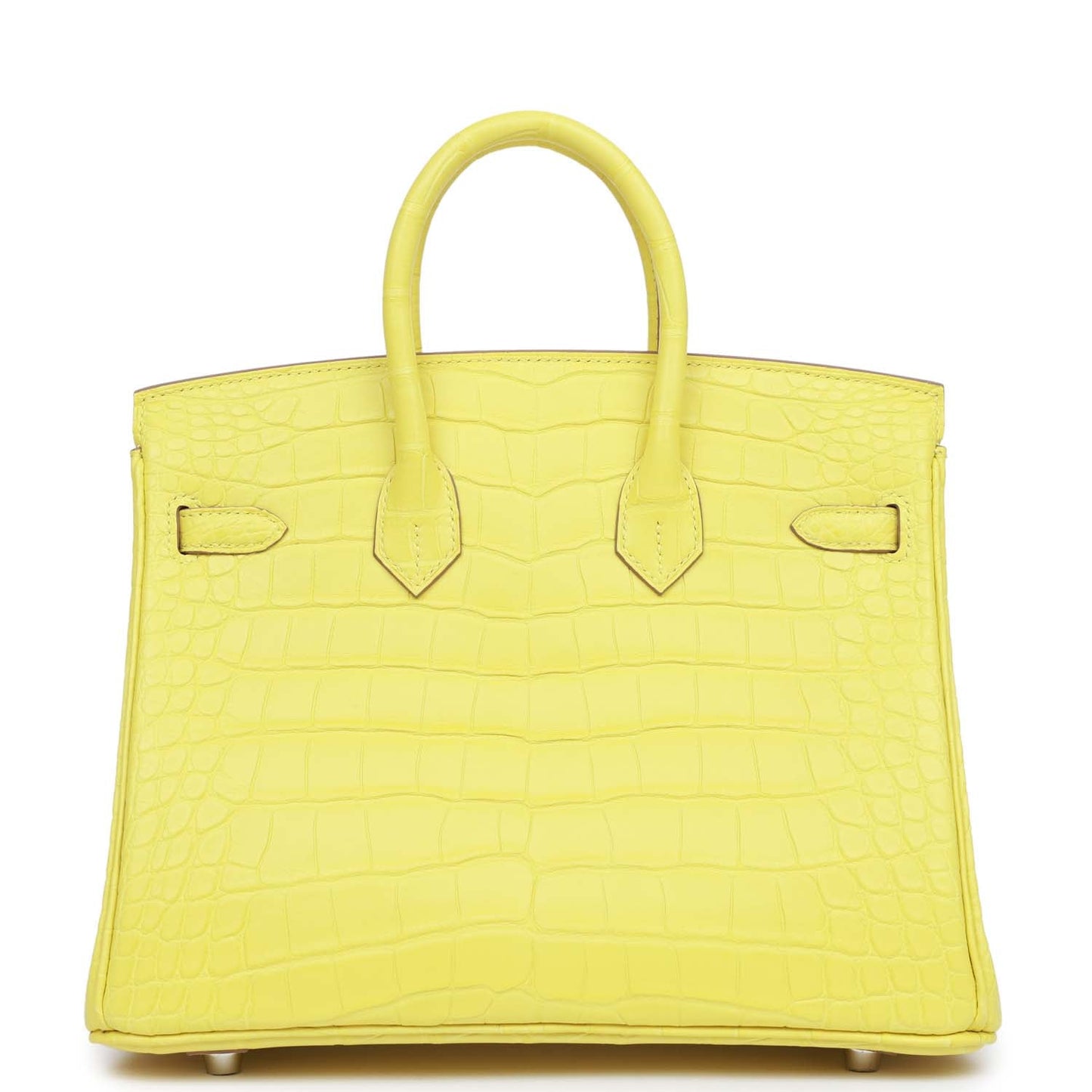 Hermes Birkin 25 Lime Matte Alligator Palladium Hardware