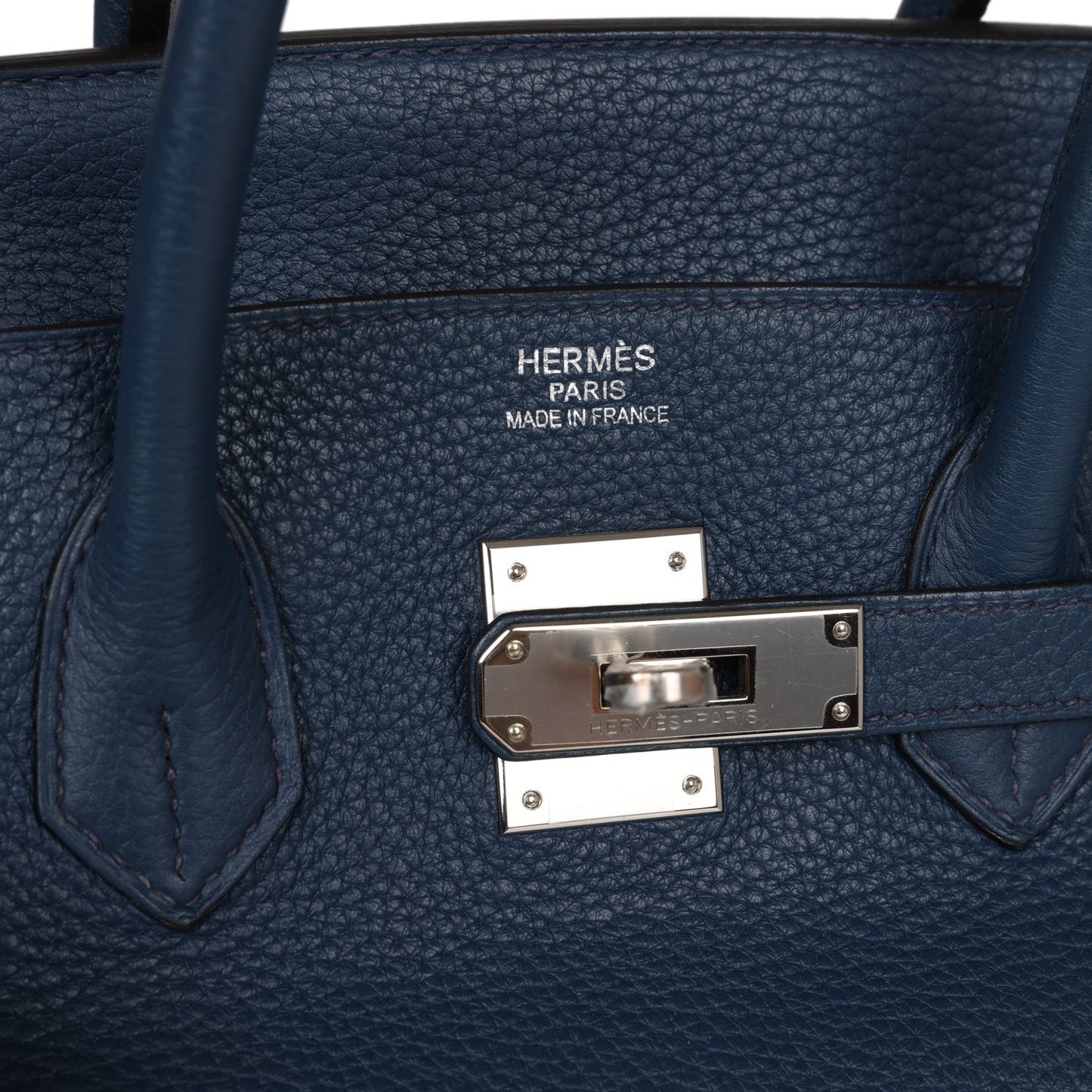 Top Quality Hermes Birkin 35 Bleu De Prusse Clemence Palladium Hardware