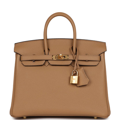 Hermes Birkin 25 Chai Togo Gold Hardware