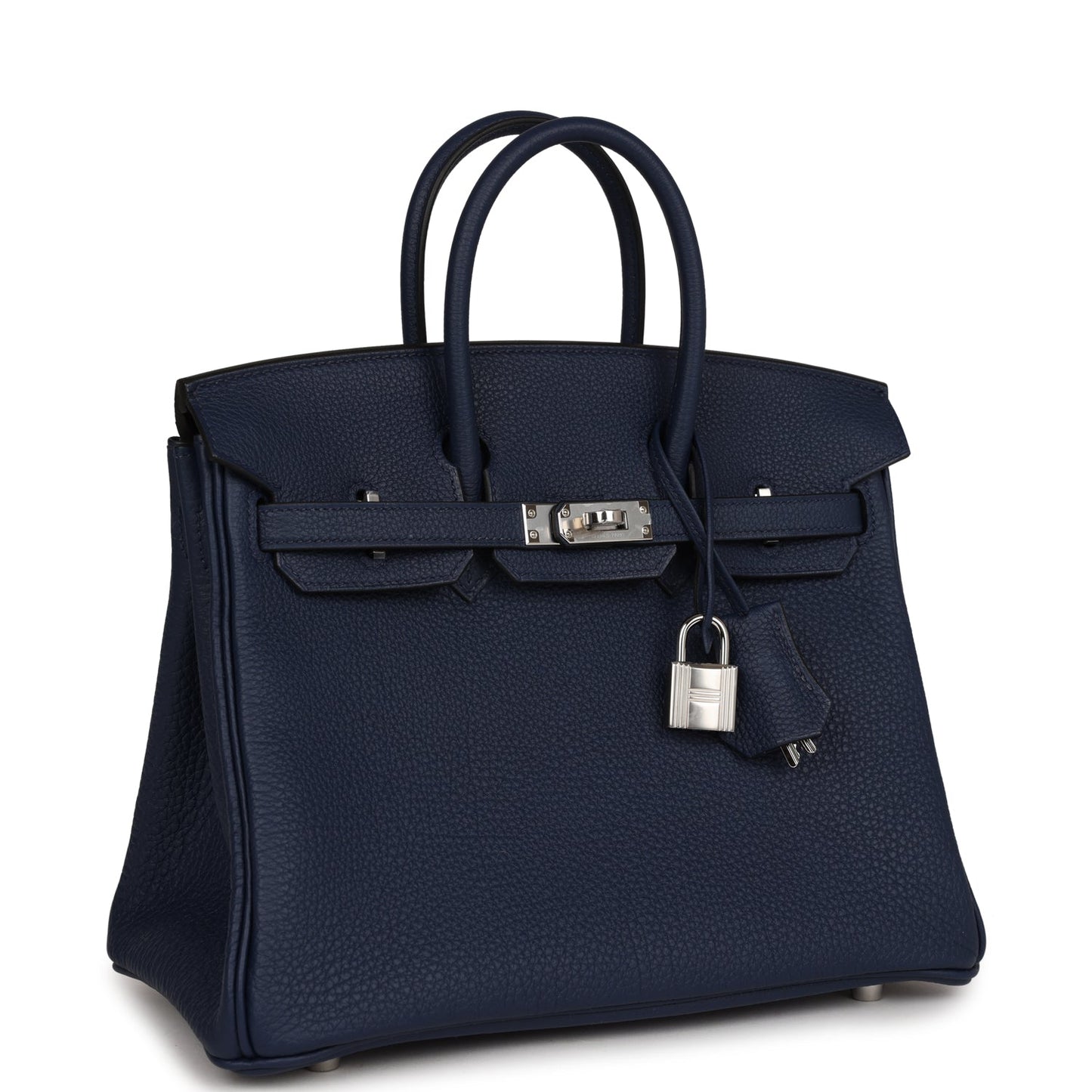 Hermes Birkin 25 Bleu Navy Togo Palladium Hardware