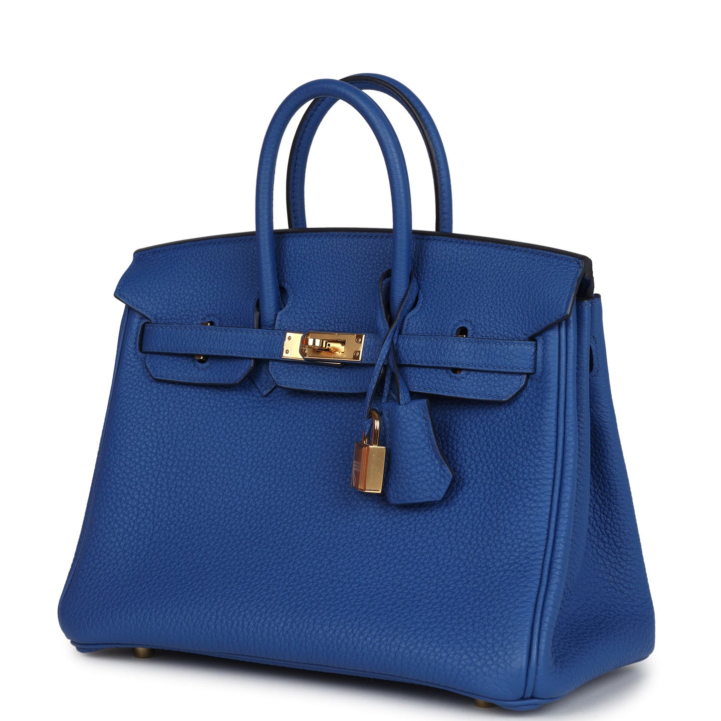 Hermes Birkin 25 Bleu France Togo Gold Hardware