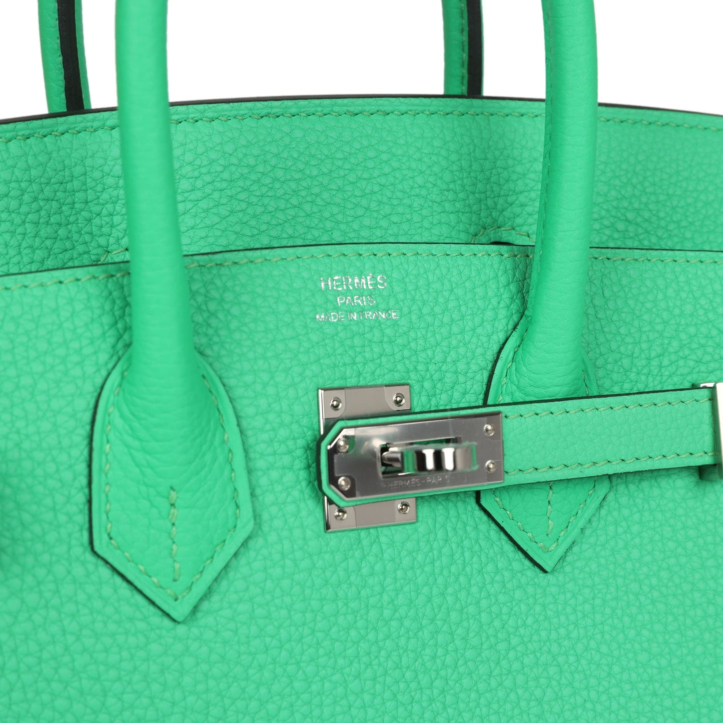 Hermes Birkin 25 Vert Comics Togo Palladium Hardware