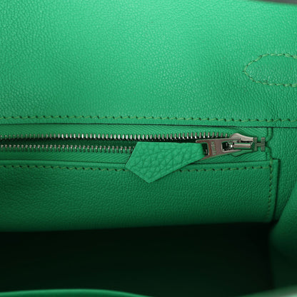 Hermes Birkin 25 Vert Comics Togo Palladium Hardware