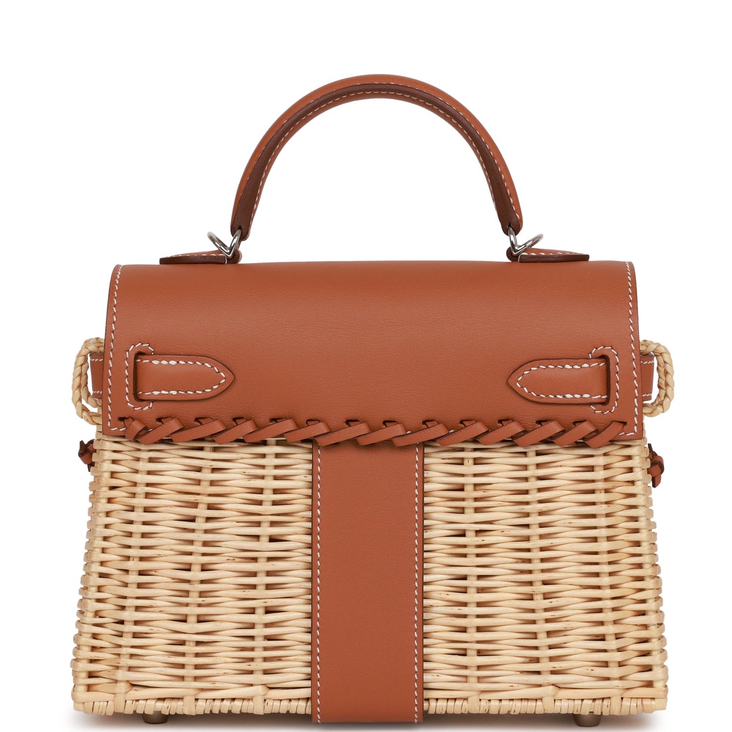 Top Quality Hermes Mini Picnic Kelly 20 Gold Swift Palladium Hardware