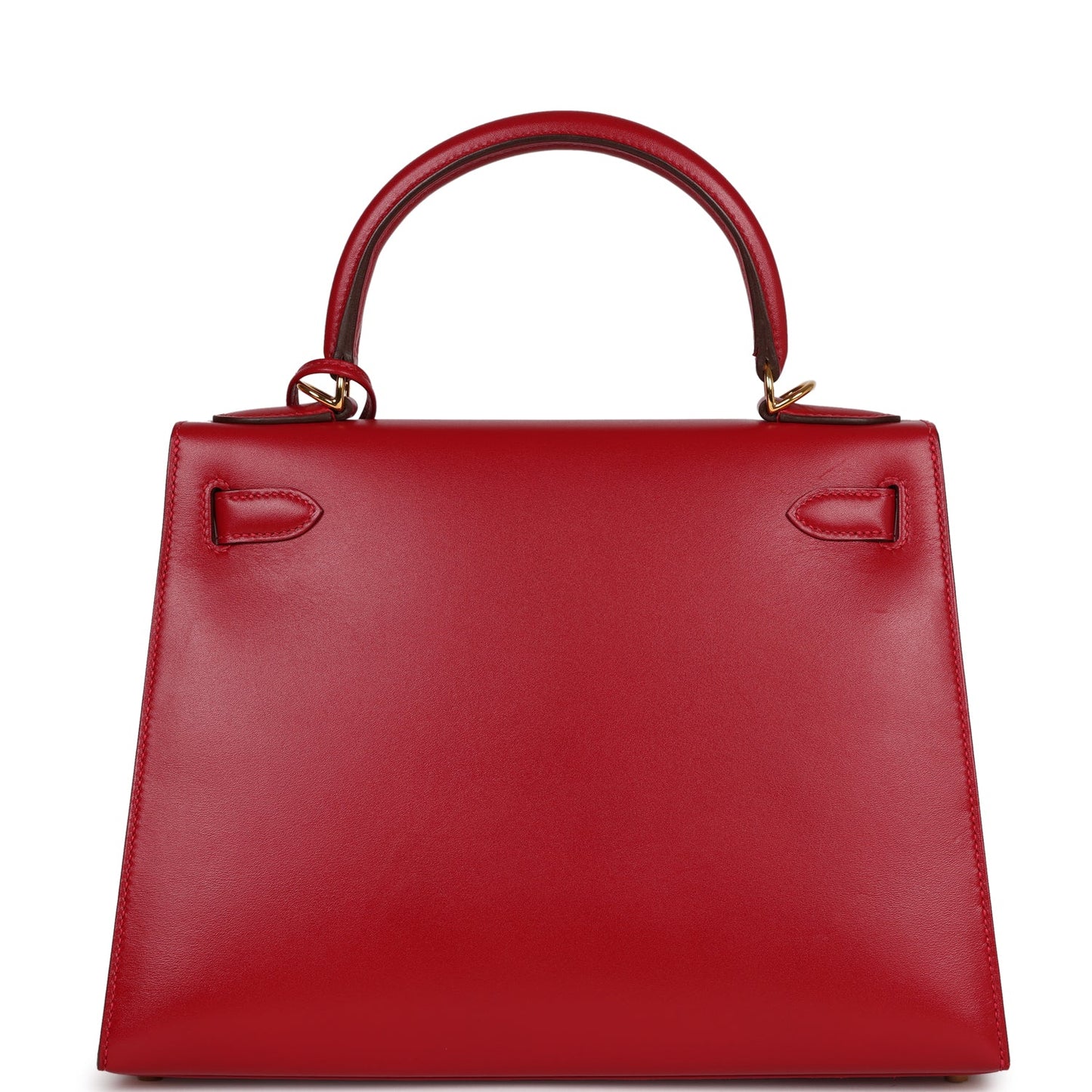 Top Quality Hermes Kelly Sellier 28 Rouge Vif Tadelakt Gold Hardware