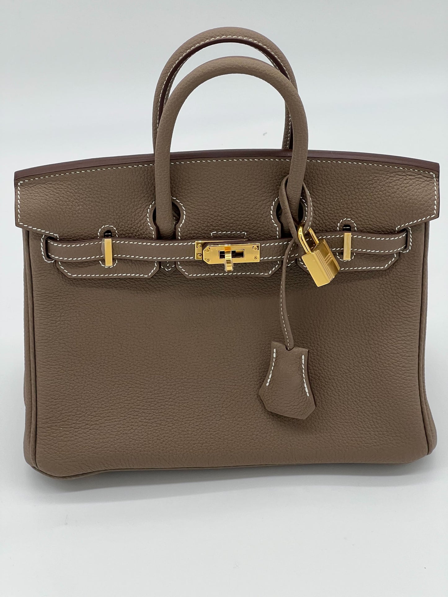 Hermes Birkin 25 Etoupe Togo Gold Hardware