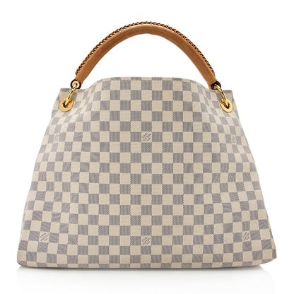 Louis Vuitton Damier Azur Artsy MM Shoulder Bag (21109)