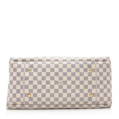 Louis Vuitton Damier Azur Artsy MM Shoulder Bag (21109)