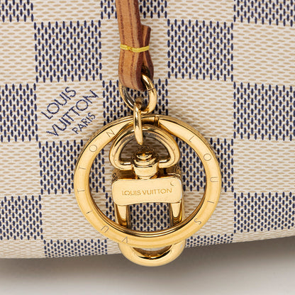 Louis Vuitton Damier Azur Artsy MM Shoulder Bag (21109)