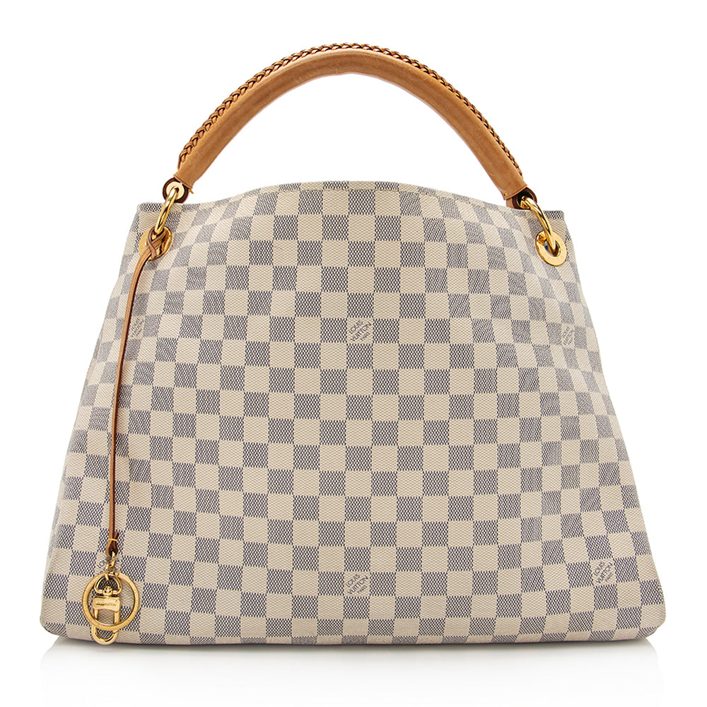 Louis Vuitton Damier Azur Artsy MM Shoulder Bag (21109)