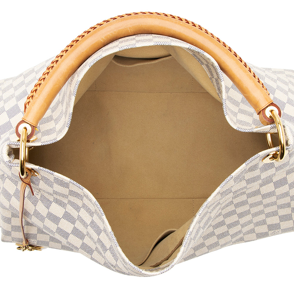 Louis Vuitton Damier Azur Artsy MM Shoulder Bag (21109)