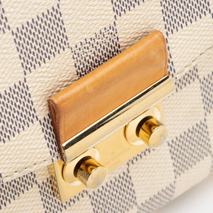 Louis Vuitton Damier Azur Croisette Shoulder Bag (23451)