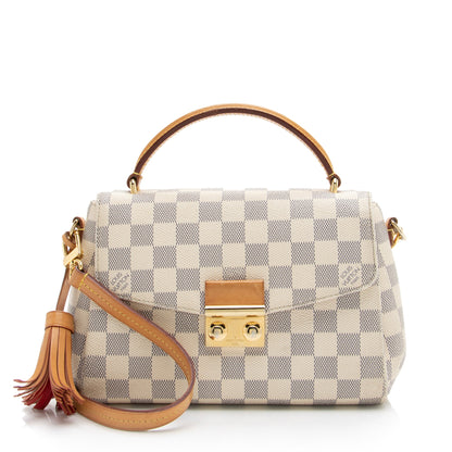 Louis Vuitton Damier Azur Croisette Shoulder Bag (23451)