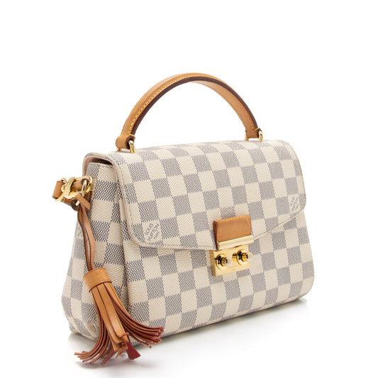 Louis Vuitton Damier Azur Croisette Shoulder Bag (23451)