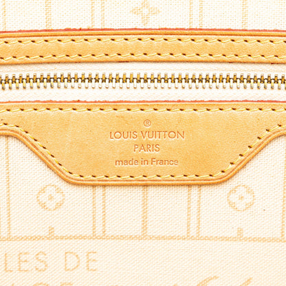 Louis Vuitton Damier Azur Neverfull MM (TgDbym)