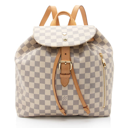 Louis Vuitton Damier Azur Sperone Backpack (moHJbt)