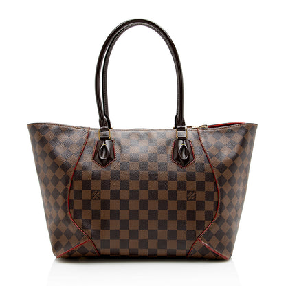 Louis Vuitton Damier Ebene Caissa MM Tote (15813)