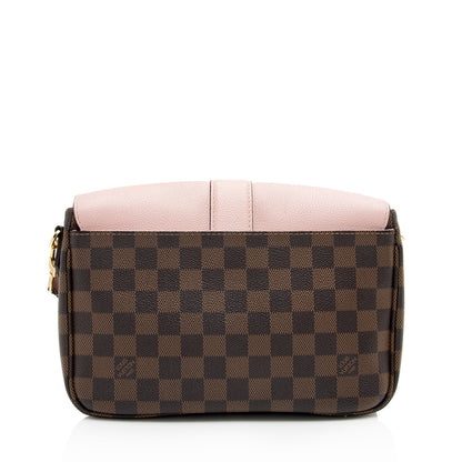 Louis Vuitton Damier Ebene Calfskin Clapton PM Shoulder Bag (XlUAPG)