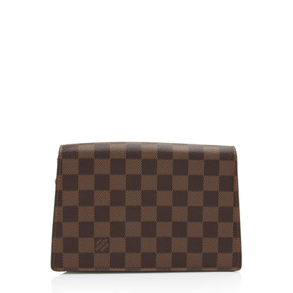 Louis Vuitton Damier Ebene Croisette Chain Wallet (jG6Izv)