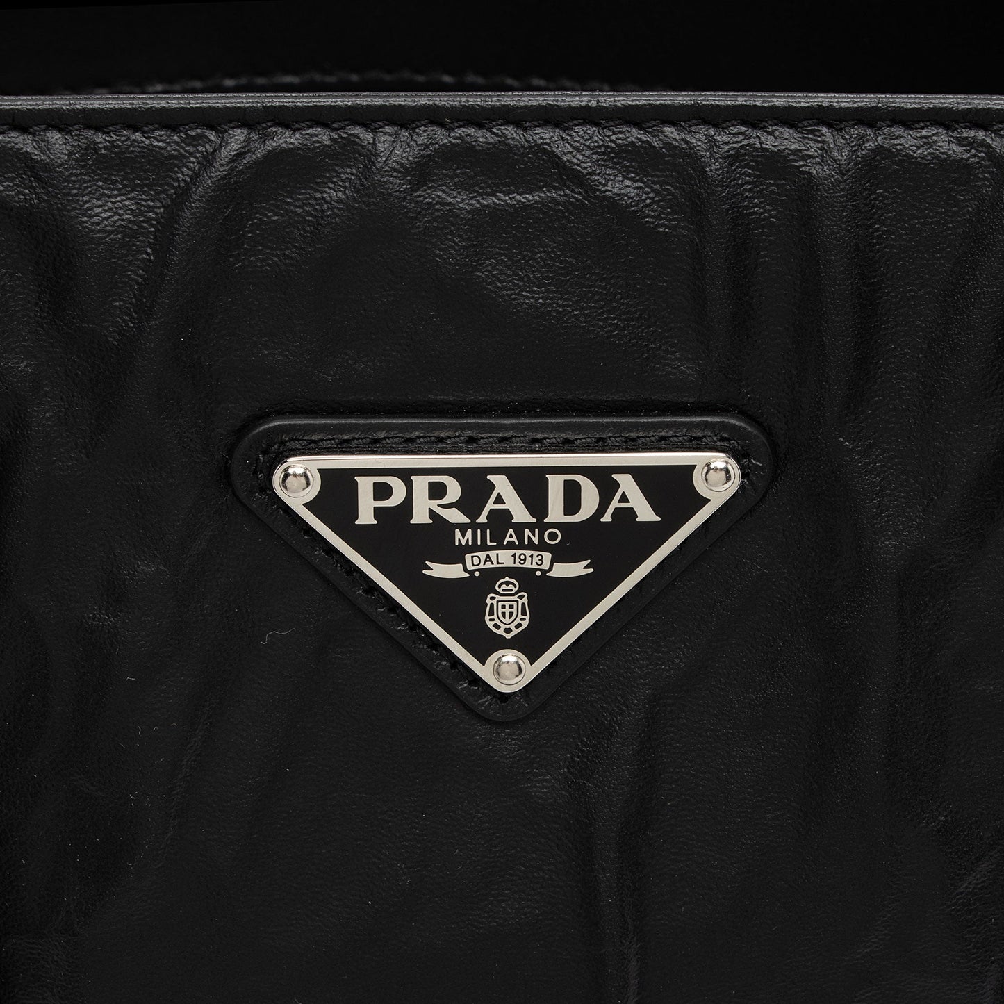 Prada Antique Nappa Leather Small Shopping Tote NTTczZ