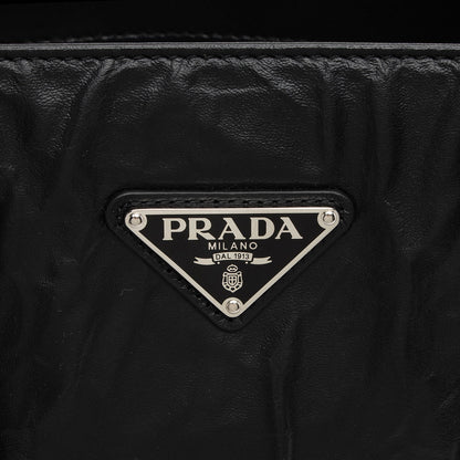 Prada Antique Nappa Leather Small Shopping Tote NTTczZ