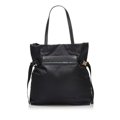 Prada Belted Logo Tessuto Tote 36567