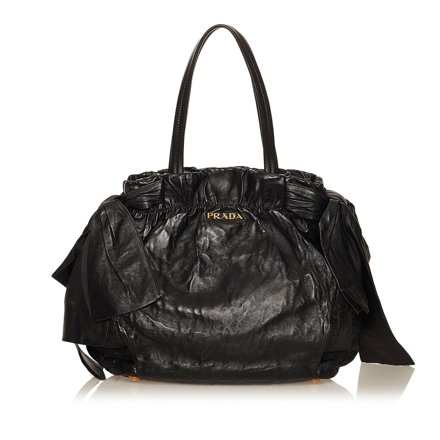 Prada Bow Lambskin Leather Shoulder Bag 29520